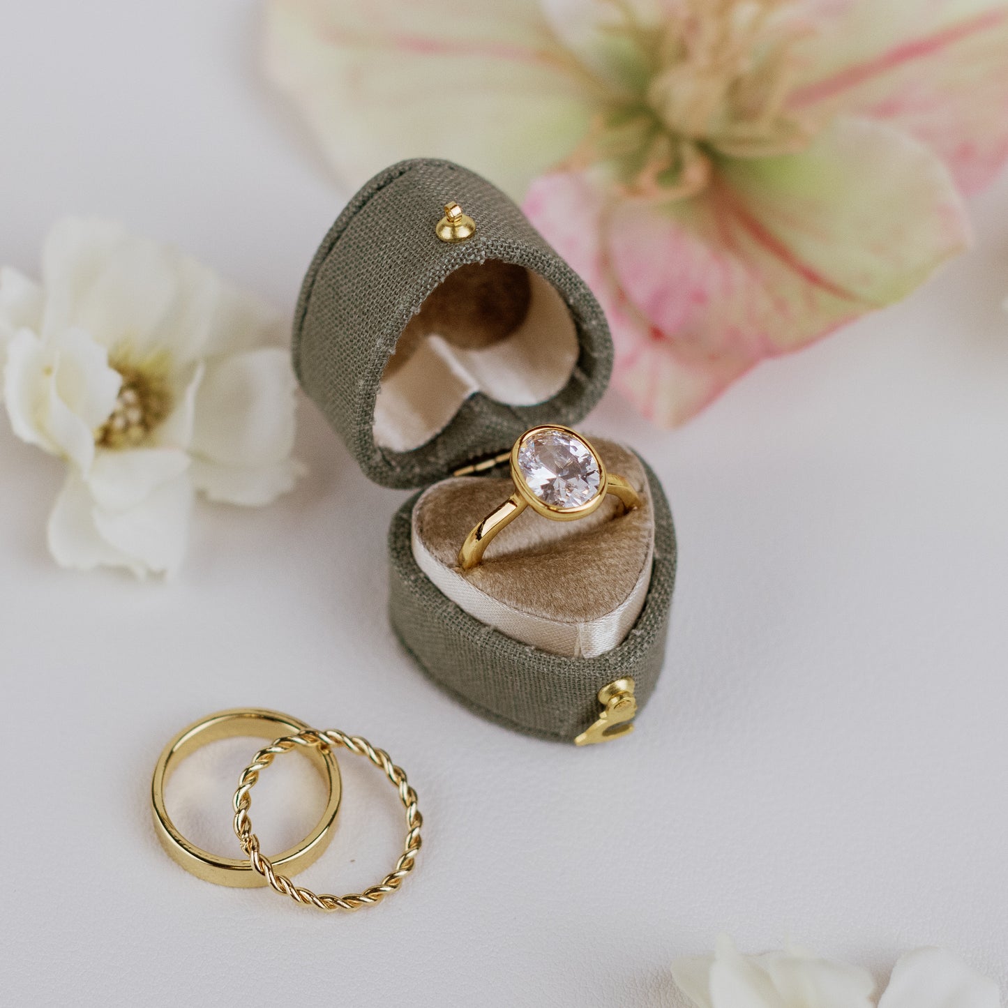 Heart Georgian Ring Box