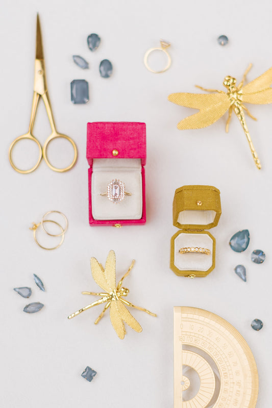 Gold Dragonfly Set of Two