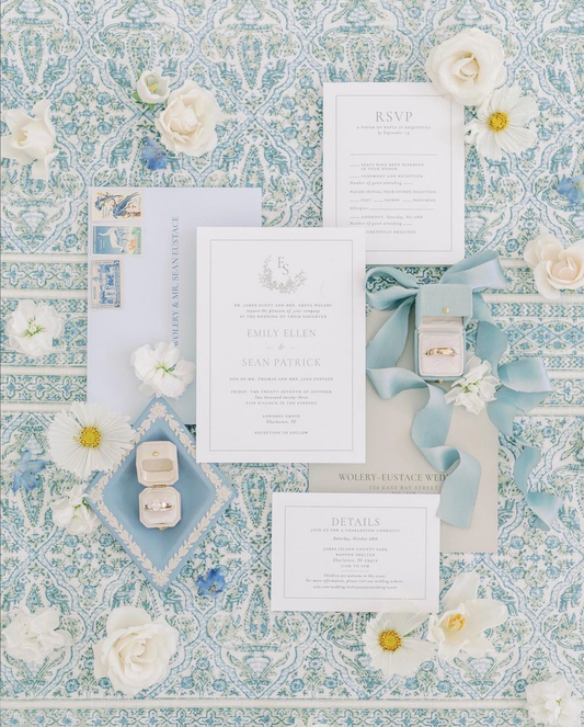 Traverse Bay/Dove Georgian Square Ring Box