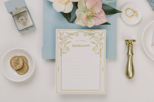 Family Heirloom Keepsake Card
