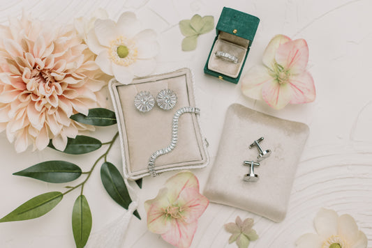 Emerald Georgian Square Ring Box