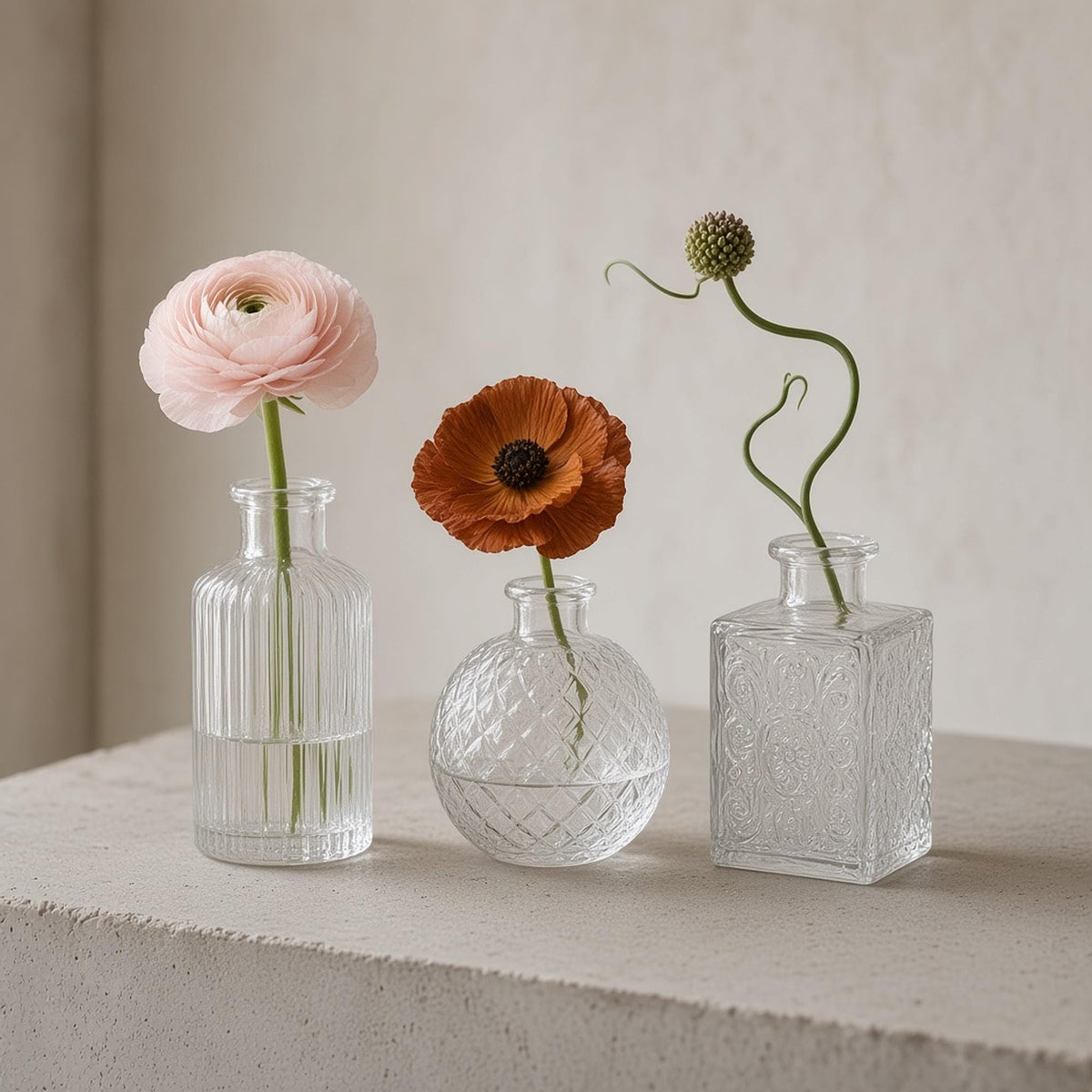 Glass Bud Vases Set of 36 - photo 7