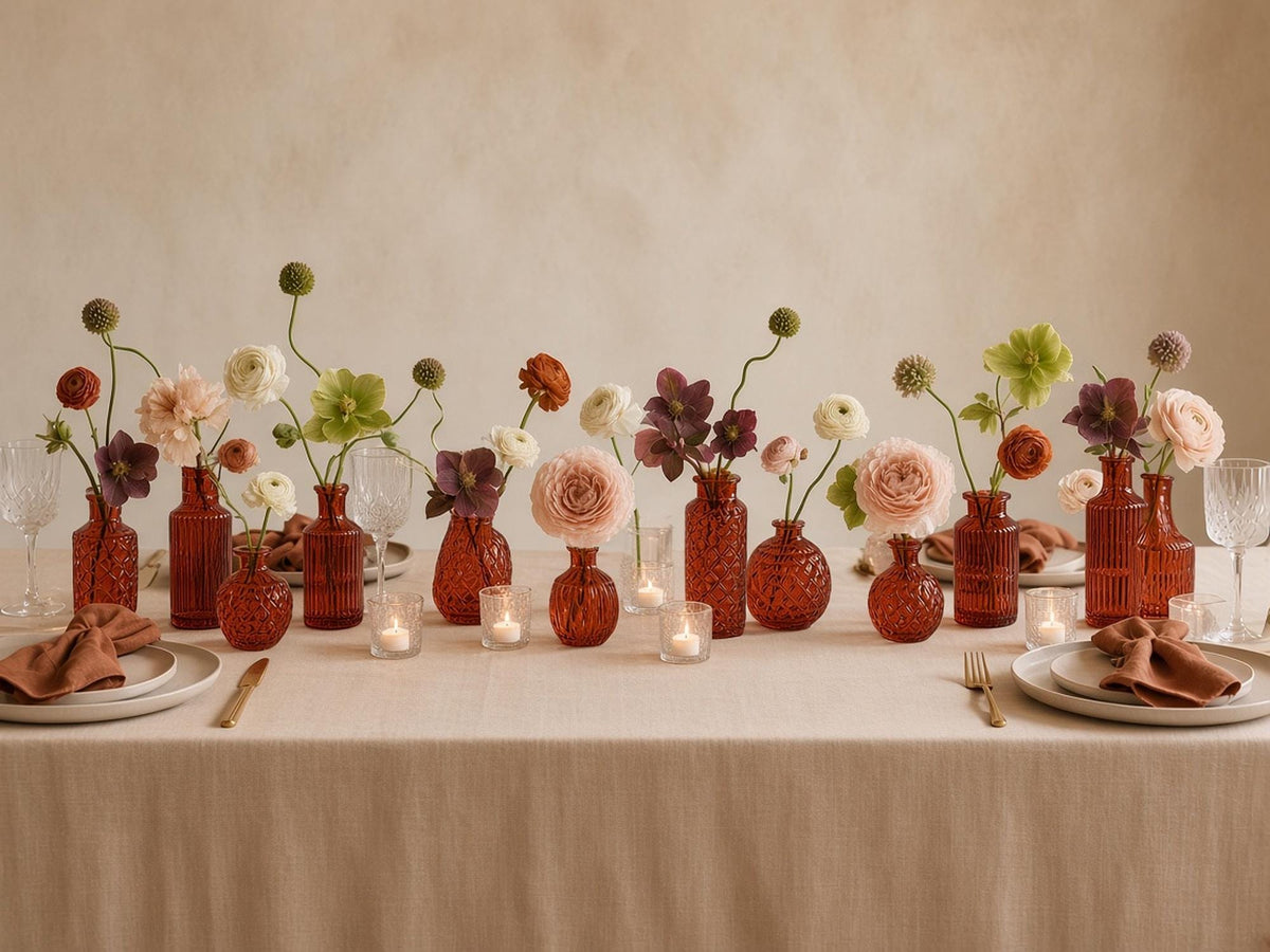 Glass Bud Vases Set of 36 - photo 6