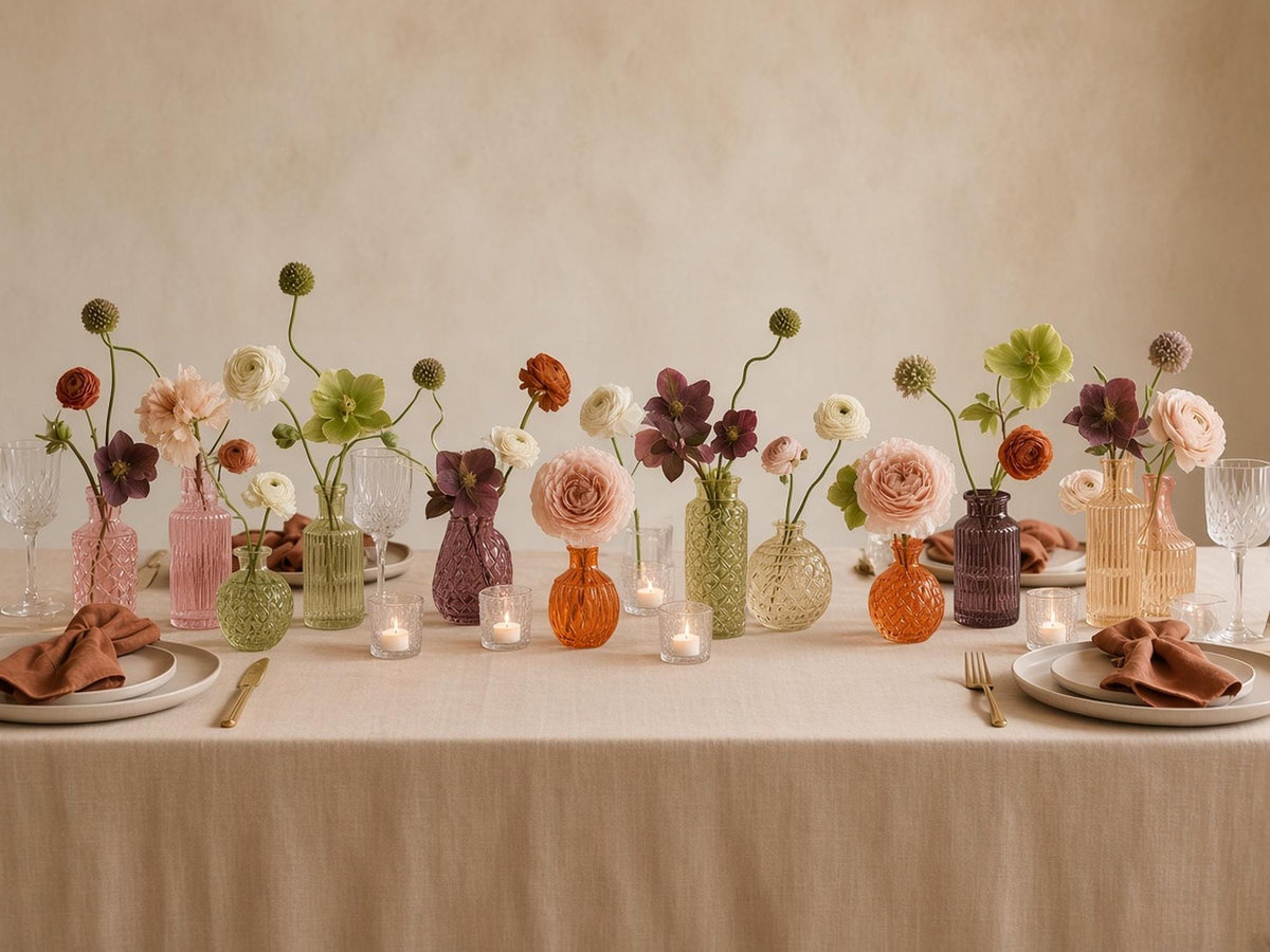 Glass Bud Vases Set of 36 - photo 14