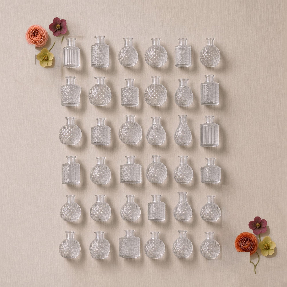 Glass Bud Vases Set of 36 - photo 16