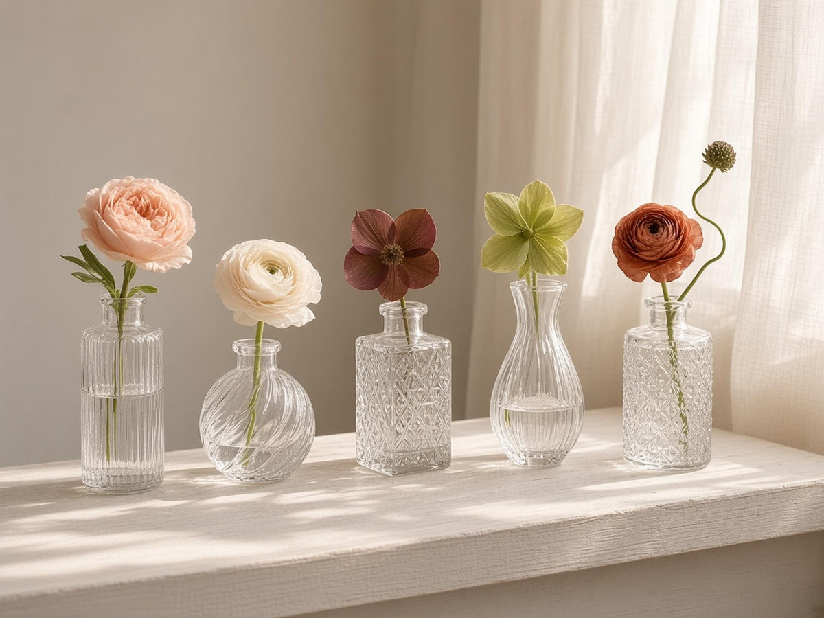 Glass Bud Vases Set of 36 - photo 11