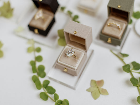 Sparrow Georgian Square Ring Box