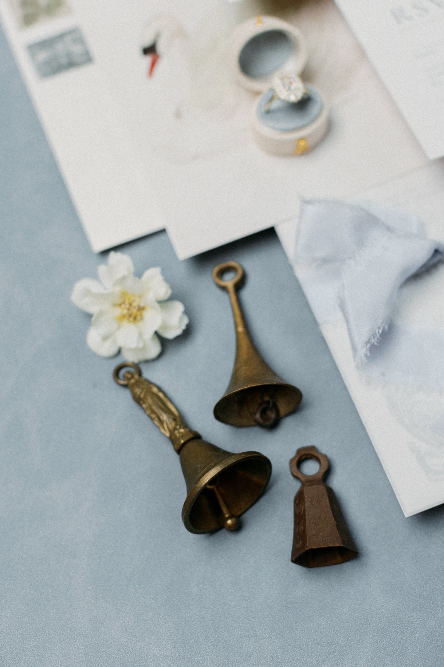 French Blue Suede Rollable Styling Mat