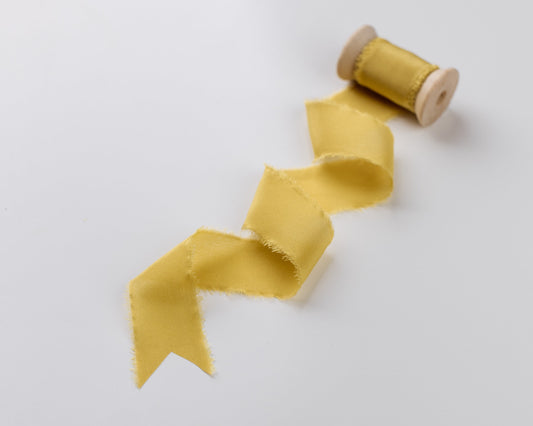 Canary Silk Ribbon