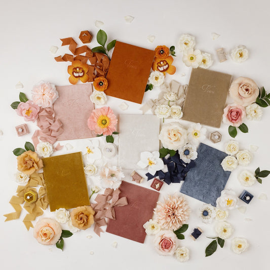 Roseate Velvet Vow Book