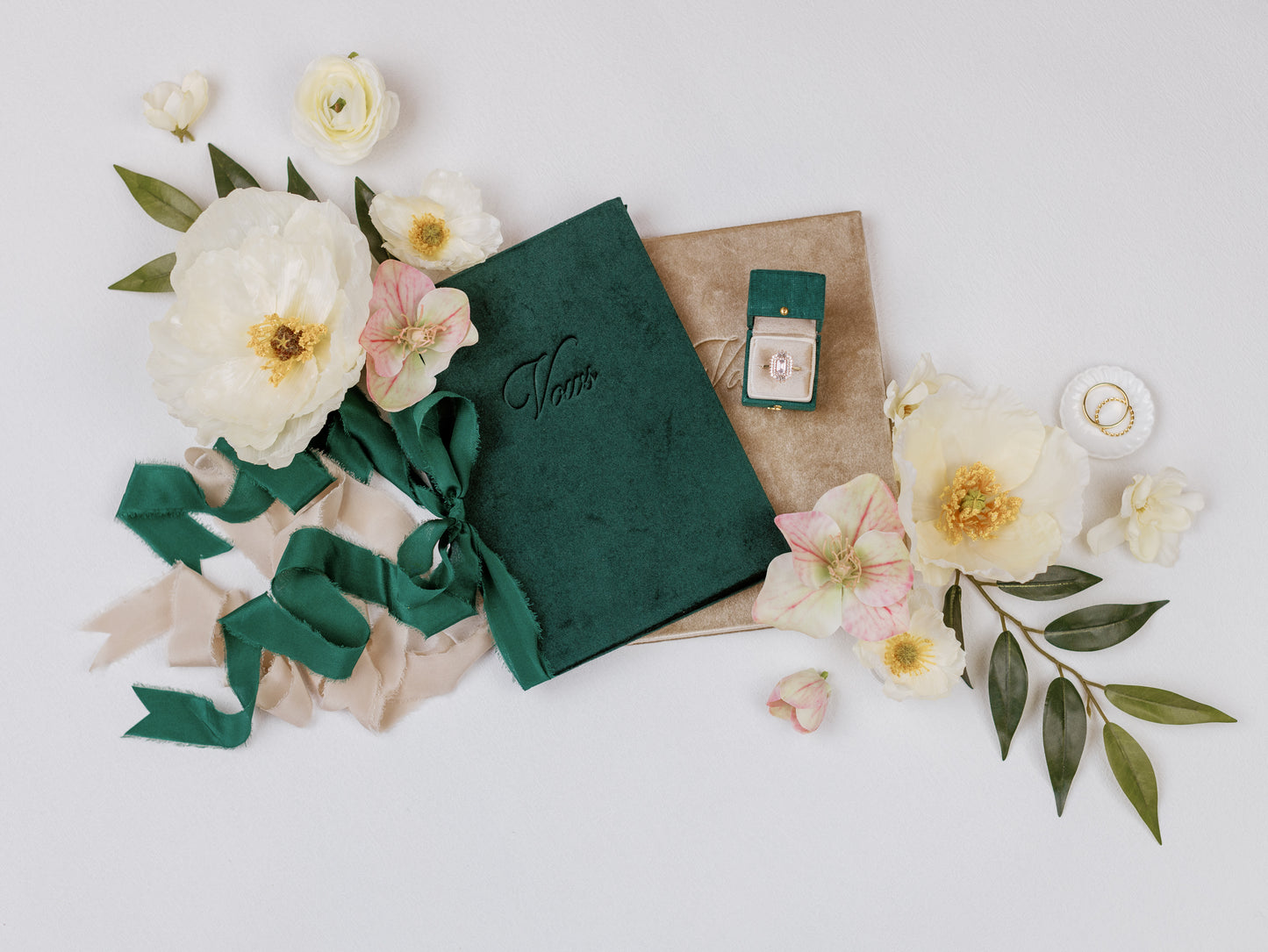 Emerald Velvet Vow Book