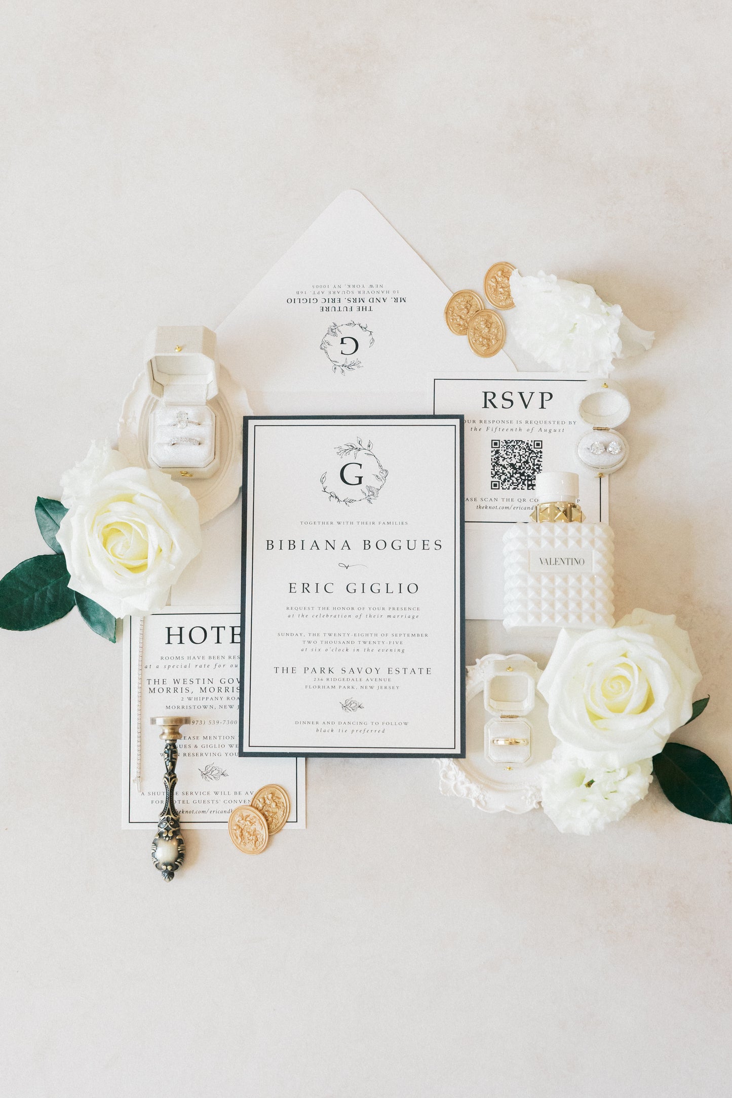 Radiant Legacy Ring Box in Dove Linen – Beveled Square Wedding & Proposal Ring Box for Flat Lay Photography