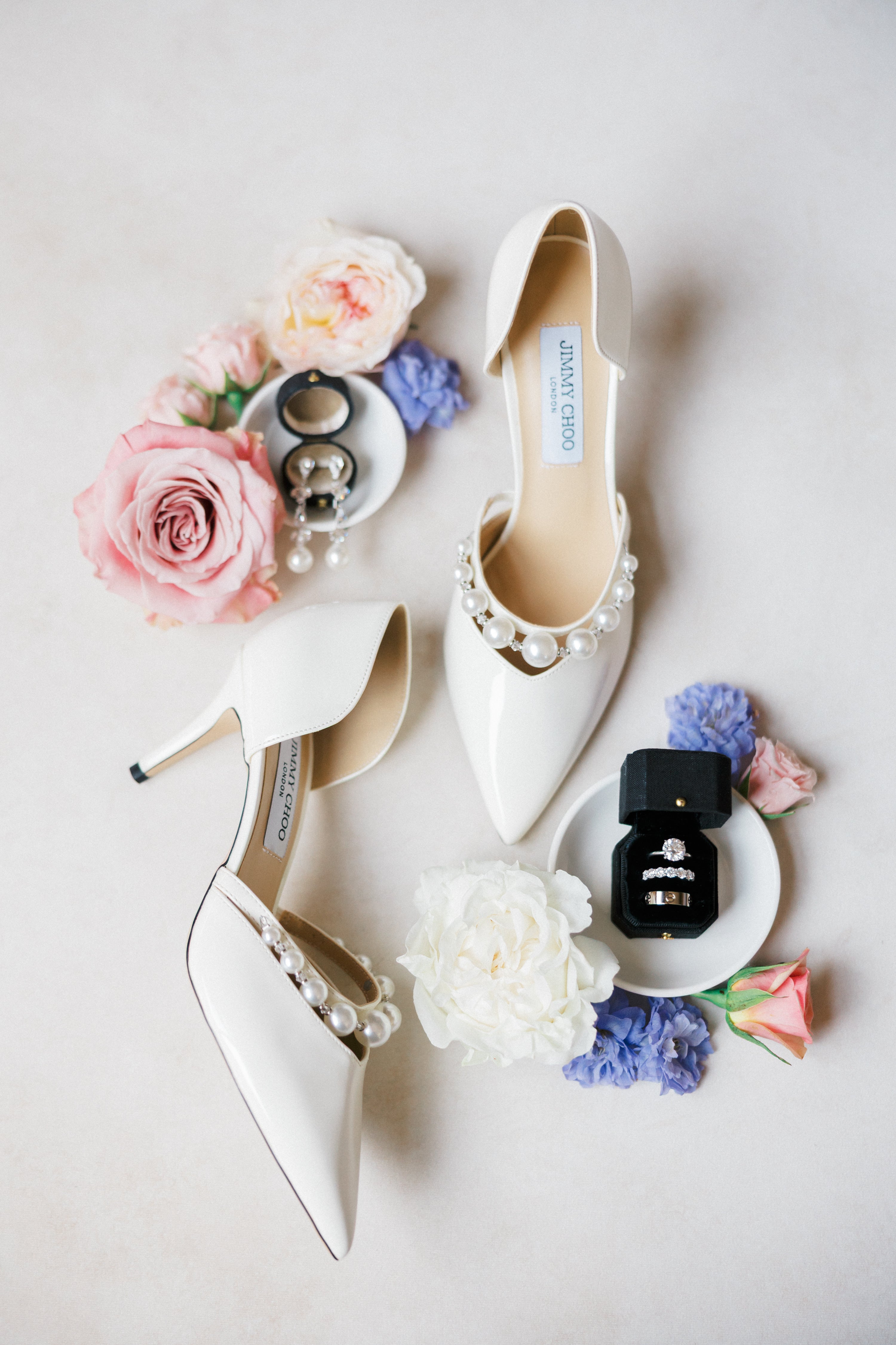 Georgian Oval Ring Box in Raven & Fawn Linen – Vintage Wedding