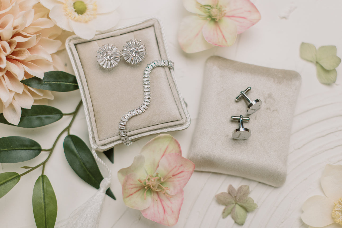 Velvet Necklace & Earring Box