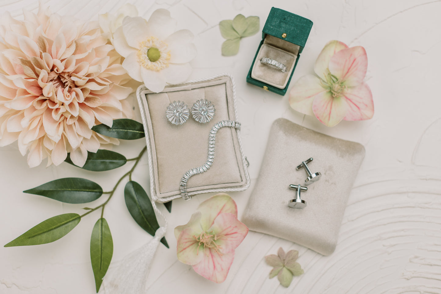 Velvet Necklace & Earring Box