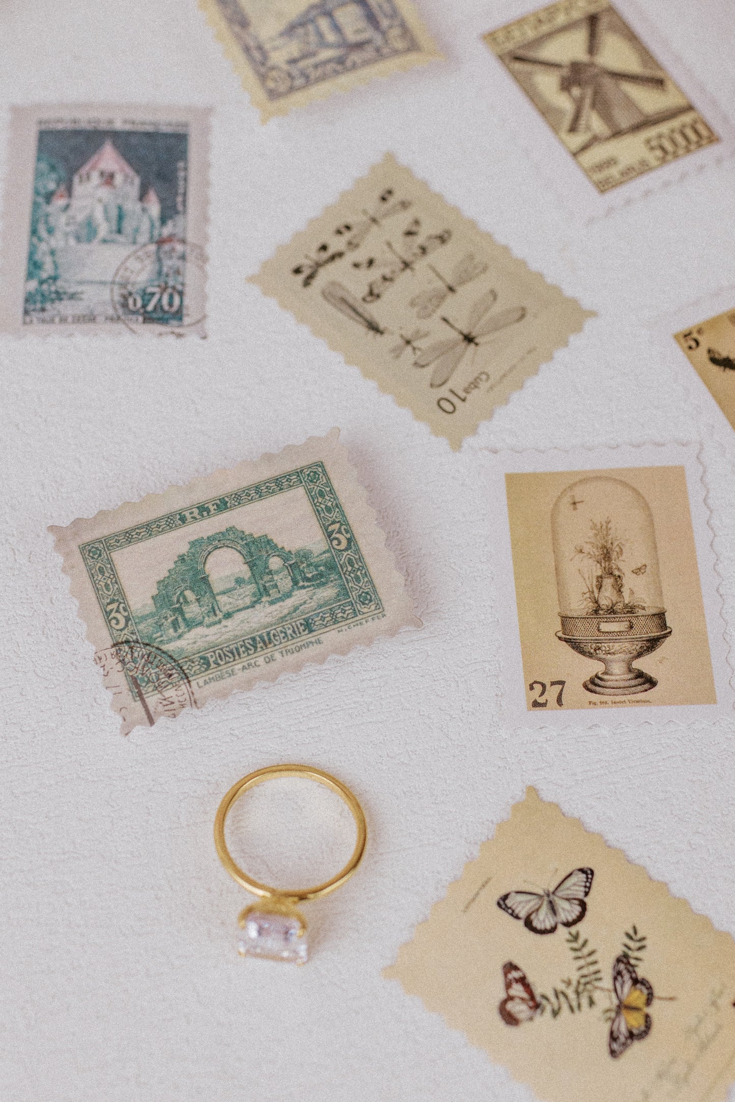 Vintage Sticker Stamps