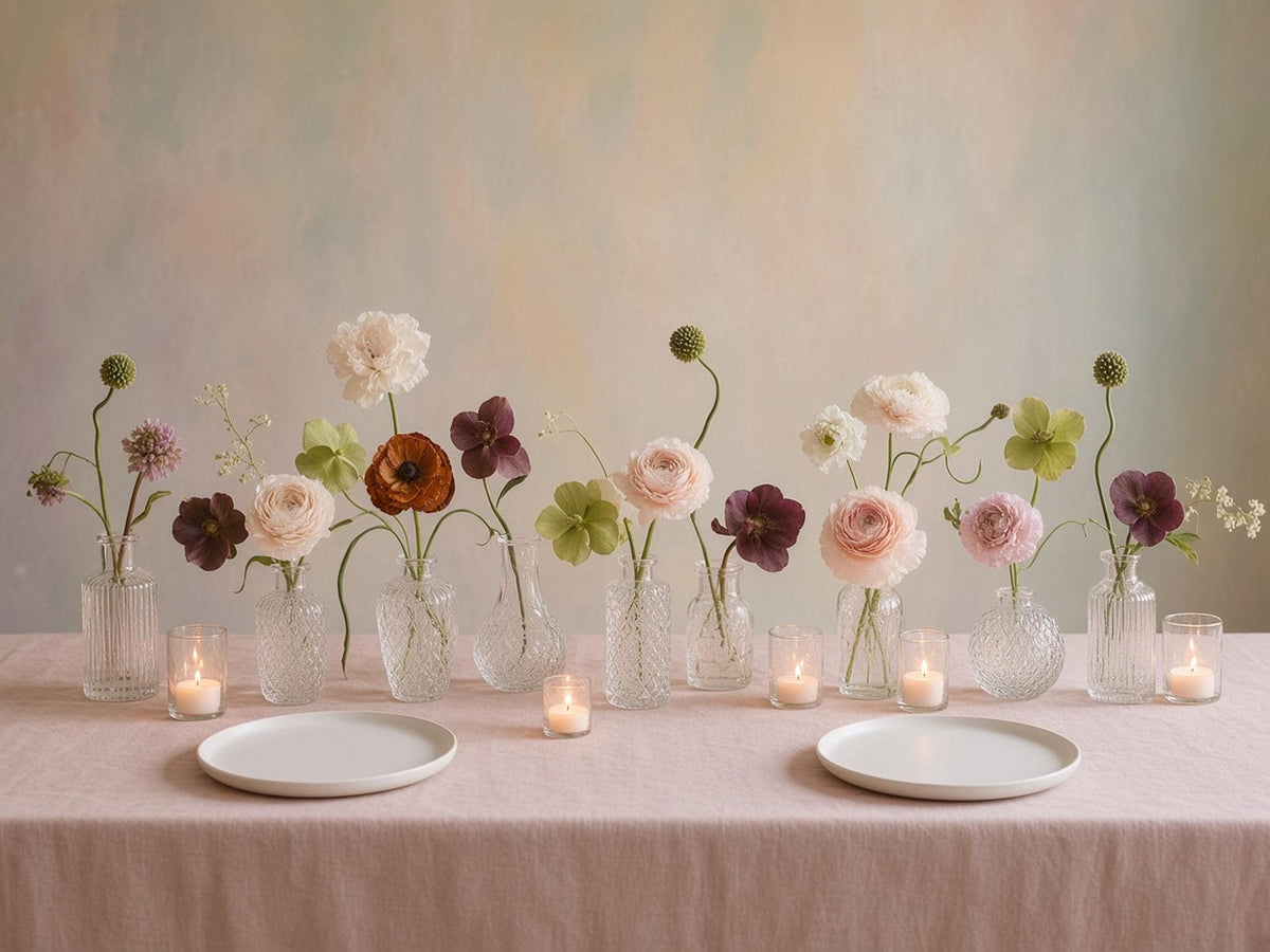 Glass Bud Vases Set of 36 - photo 2