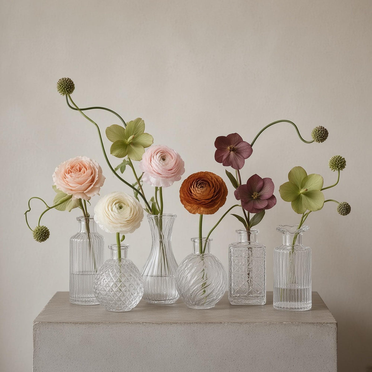 Glass Bud Vases Set of 36 - photo 4