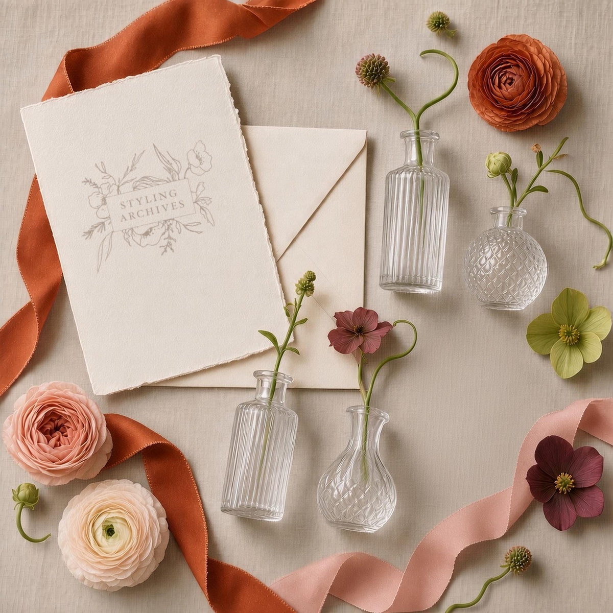 Glass Bud Vases Set of 36 - photo 5