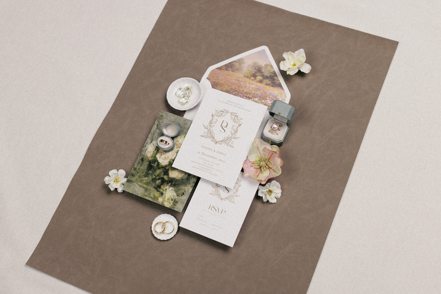 Stone Suede Rollable Styling Mat